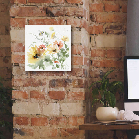 Image of 'Sunflower Meadow I' by Katrina Pete, Giclee Canvas Wall Art,12x12