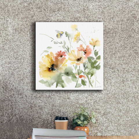 Image of 'Sunflower Meadow I' by Katrina Pete, Giclee Canvas Wall Art,18x18