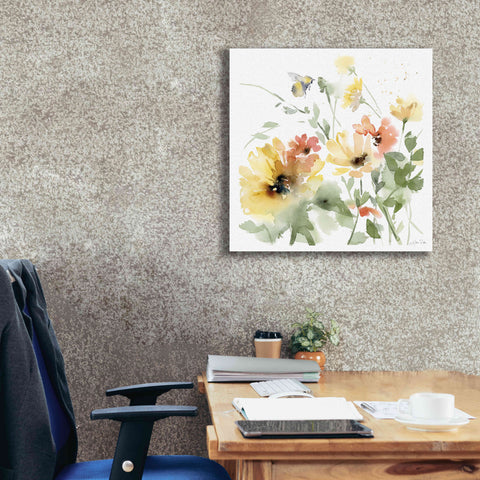 Image of 'Sunflower Meadow I' by Katrina Pete, Giclee Canvas Wall Art,26x26