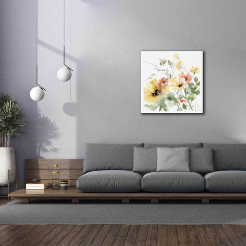 Image of 'Sunflower Meadow I' by Katrina Pete, Giclee Canvas Wall Art,37x37