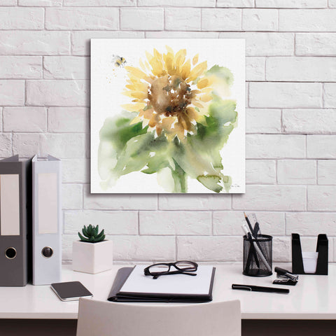 Image of 'Sunflower Meadow III' by Katrina Pete, Giclee Canvas Wall Art,18x18