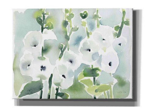 Image of 'White Hollyhocks' by Katrina Pete, Giclee Canvas Wall Art
