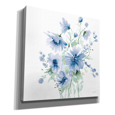 Image of 'Secret Garden Bouquet I Blue Light' by Katrina Pete, Giclee Canvas Wall Art