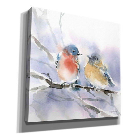 Image of 'Bluebird Pair' by Katrina Pete, Giclee Canvas Wall Art
