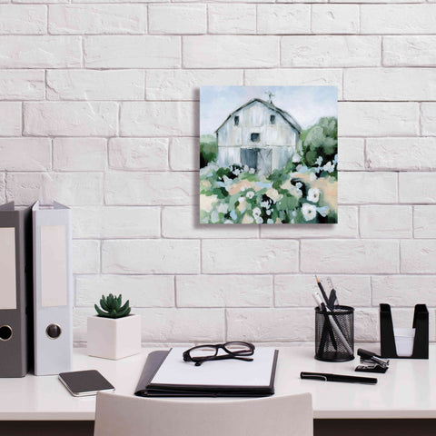 Image of 'Summer Barn' by Katrina Pete, Giclee Canvas Wall Art,12x12