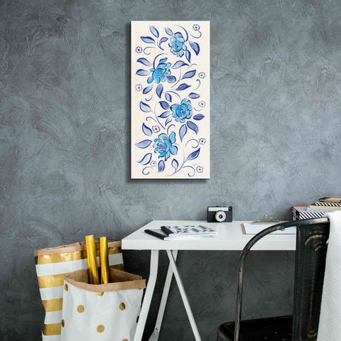 Image of 'Peacock Garden X' by Miranda Thomas, Giclee Canvas Wall Art,12x24