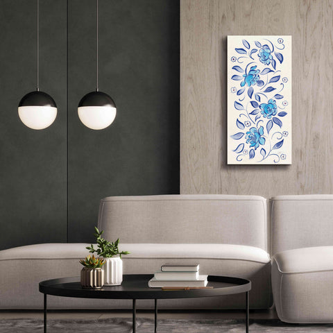 Image of 'Peacock Garden X' by Miranda Thomas, Giclee Canvas Wall Art,20x40
