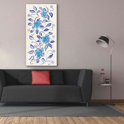 Image of 'Peacock Garden X' by Miranda Thomas, Giclee Canvas Wall Art,30x60