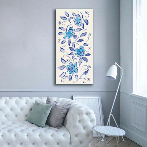 Image of 'Peacock Garden X' by Miranda Thomas, Giclee Canvas Wall Art,30x60