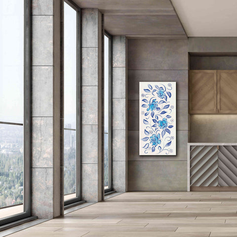 Image of 'Peacock Garden X' by Miranda Thomas, Giclee Canvas Wall Art,30x60