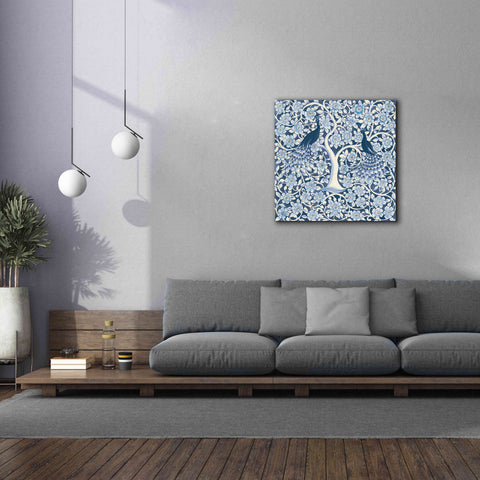 Image of 'Peacock Garden VII v2' by Miranda Thomas, Giclee Canvas Wall Art,37x37