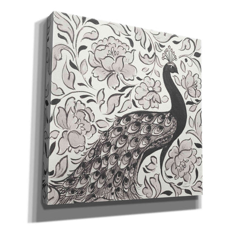 Image of 'Peacock Garden IV BW' by Miranda Thomas, Giclee Canvas Wall Art