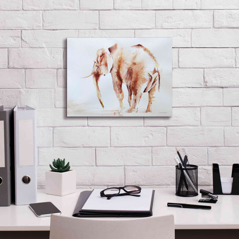 Image of 'Lone Elephant' by Alan Majchrowicz, Giclee Canvas Wall Art,16x12