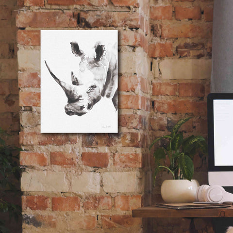Image of 'Rhino Gray' by Alan Majchrowicz, Giclee Canvas Wall Art,12x16