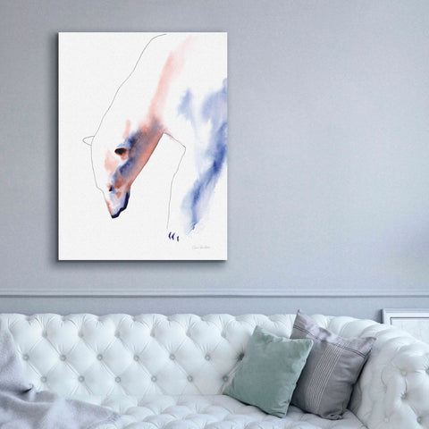 Image of 'Copper And Blue Polar Bear' by Alan Majchrowicz, Giclee Canvas Wall Art,40x54
