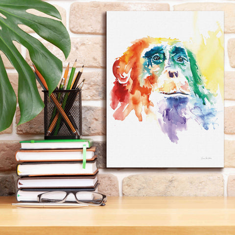 Image of 'Chimpanzee I' by Alan Majchrowicz, Giclee Canvas Wall Art,12x16