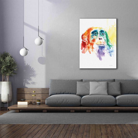 Image of 'Chimpanzee I' by Alan Majchrowicz, Giclee Canvas Wall Art,40x54