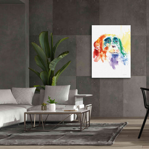 Image of 'Chimpanzee I' by Alan Majchrowicz, Giclee Canvas Wall Art,40x54