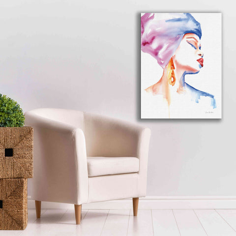 Image of 'Woman In Purple' by Alan Majchrowicz, Giclee Canvas Wall Art,26x34