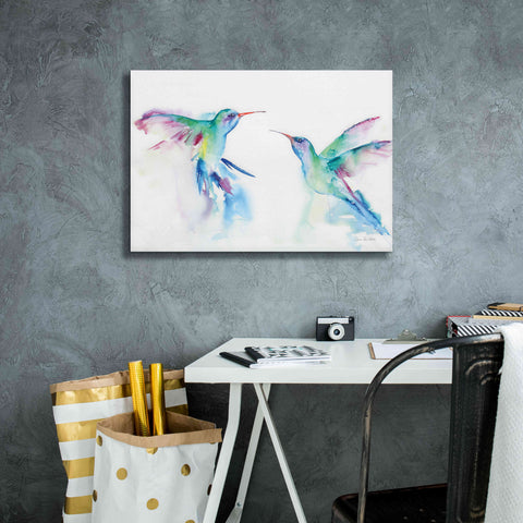 Image of 'Hummingbirds I' by Alan Majchrowicz, Giclee Canvas Wall Art,26x18