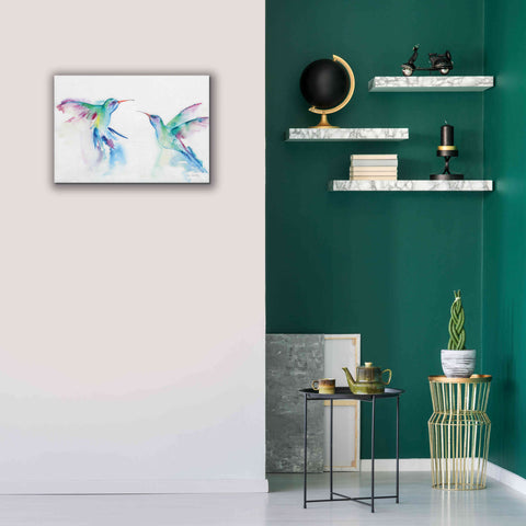 Image of 'Hummingbirds I' by Alan Majchrowicz, Giclee Canvas Wall Art,26x18