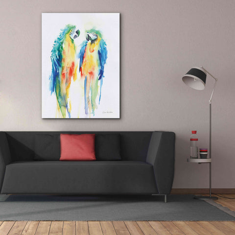 Image of 'Colorful Parrots I' by Alan Majchrowicz, Giclee Canvas Wall Art,40x54