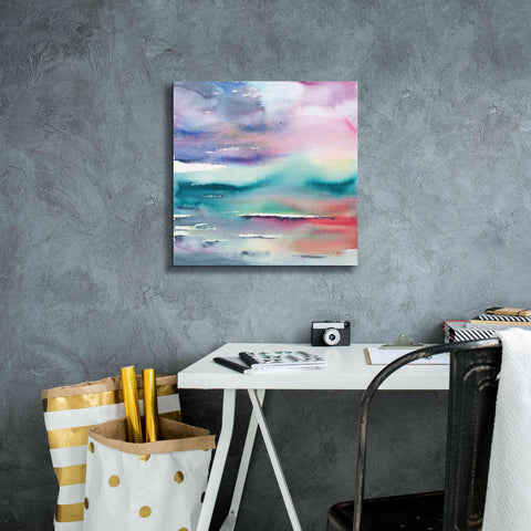 Image of 'Dramatic Evening' by Alan Majchrowicz, Giclee Canvas Wall Art,18x18