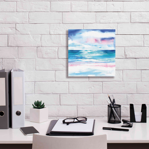 Image of 'Turquoise Sea I' by Alan Majchrowicz, Giclee Canvas Wall Art,12x12