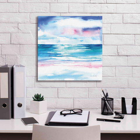 Image of 'Turquoise Sea I' by Alan Majchrowicz, Giclee Canvas Wall Art,18x18