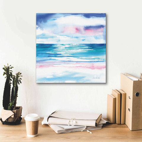 Image of 'Turquoise Sea I' by Alan Majchrowicz, Giclee Canvas Wall Art,18x18