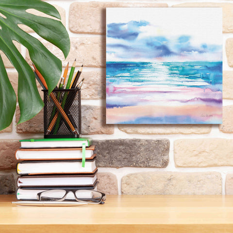 Image of 'Turquoise Sea II' by Alan Majchrowicz, Giclee Canvas Wall Art,12x12