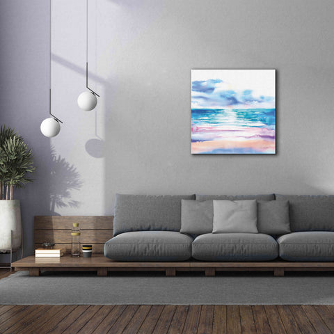 Image of 'Turquoise Sea II' by Alan Majchrowicz, Giclee Canvas Wall Art,37x37