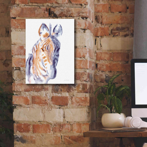 Image of 'Zebra Neutral' by Alan Majchrowicz, Giclee Canvas Wall Art,12x16