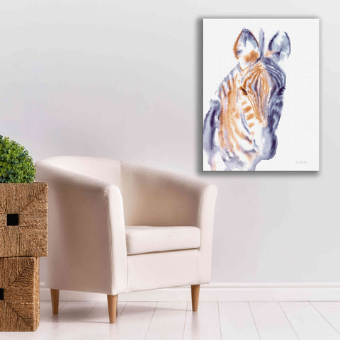 Image of 'Zebra Neutral' by Alan Majchrowicz, Giclee Canvas Wall Art,26x34