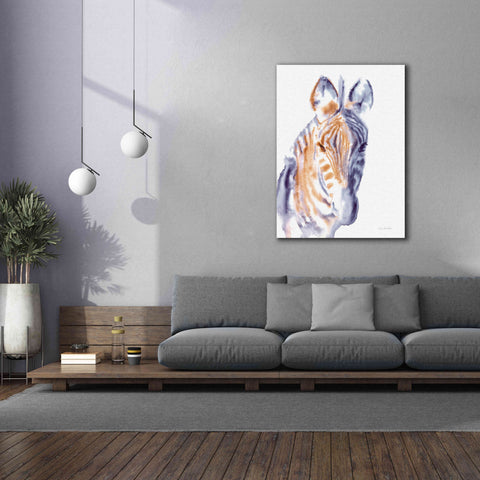 Image of 'Zebra Neutral' by Alan Majchrowicz, Giclee Canvas Wall Art,40x54