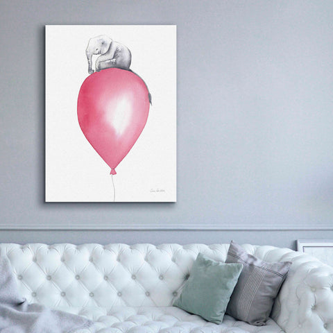 Image of 'Baby Elephant Love II' by Alan Majchrowicz, Giclee Canvas Wall Art,40x54