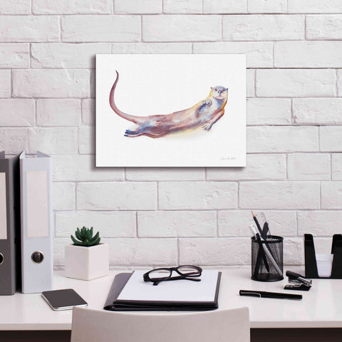 Image of 'Swimming Otter I' by Alan Majchrowicz, Giclee Canvas Wall Art,16x12