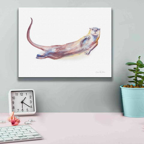 Image of 'Swimming Otter I' by Alan Majchrowicz, Giclee Canvas Wall Art,16x12