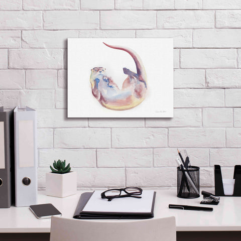 Image of 'Swimming Otter II' by Alan Majchrowicz, Giclee Canvas Wall Art,16x12