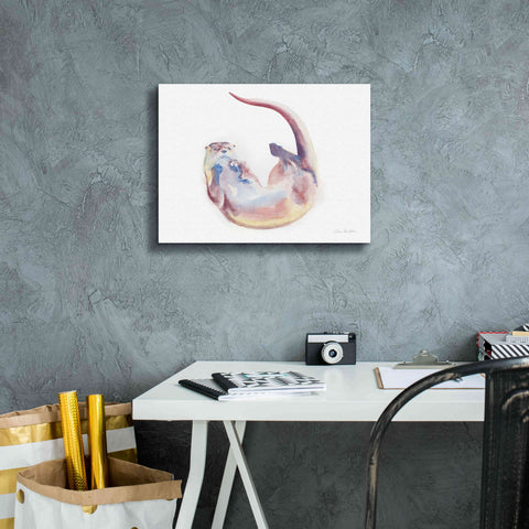 Image of 'Swimming Otter II' by Alan Majchrowicz, Giclee Canvas Wall Art,16x12