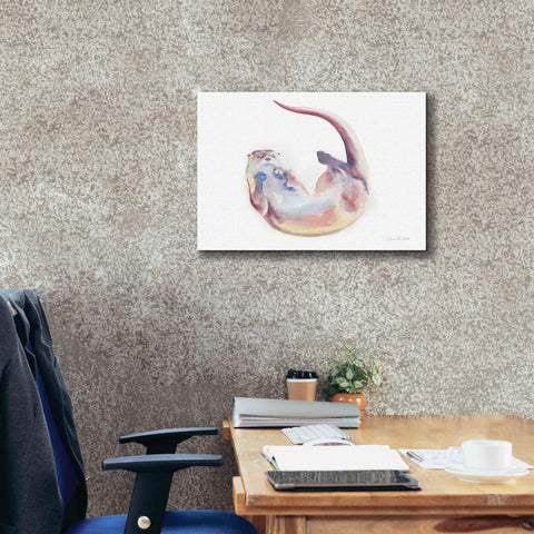 Image of 'Swimming Otter II' by Alan Majchrowicz, Giclee Canvas Wall Art,24x20