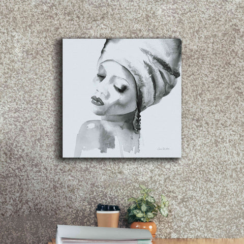 Image of 'Woman I Blue' by Alan Majchrowicz, Giclee Canvas Wall Art,18x18