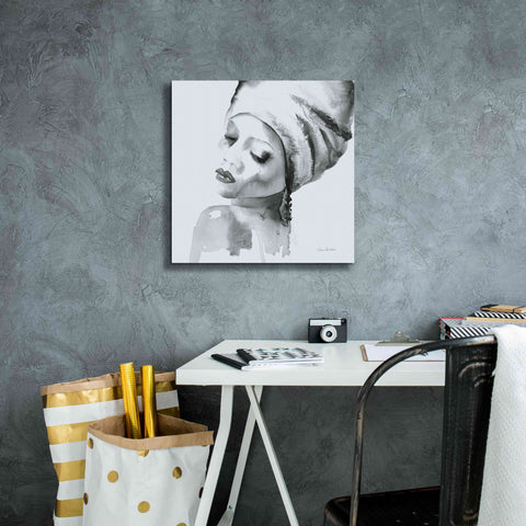 Image of 'Woman I Blue' by Alan Majchrowicz, Giclee Canvas Wall Art,18x18
