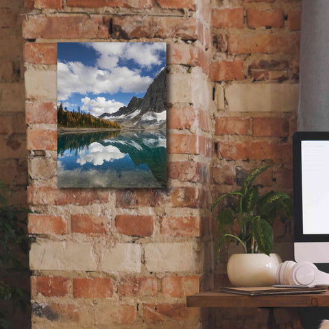 Image of 'Floe Lake Reflection I' by Alan Majchrowicz, Giclee Canvas Wall Art,12x16