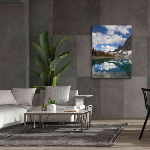Image of 'Floe Lake Reflection I' by Alan Majchrowicz, Giclee Canvas Wall Art,40x54
