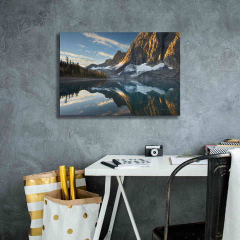 Image of 'Floe Lake Reflection III Crop' by Alan Majchrowicz, Giclee Canvas Wall Art,26x18