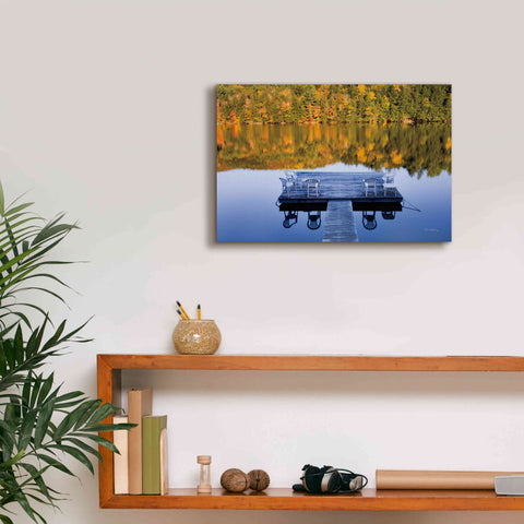 Image of 'Amherst Lake' by Alan Majchrowicz, Giclee Canvas Wall Art,18x12