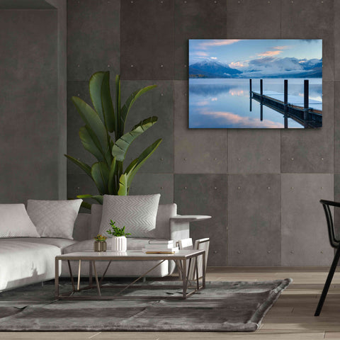 Image of 'Lake Mcdonald Dock' by Alan Majchrowicz, Giclee Canvas Wall Art,60x40