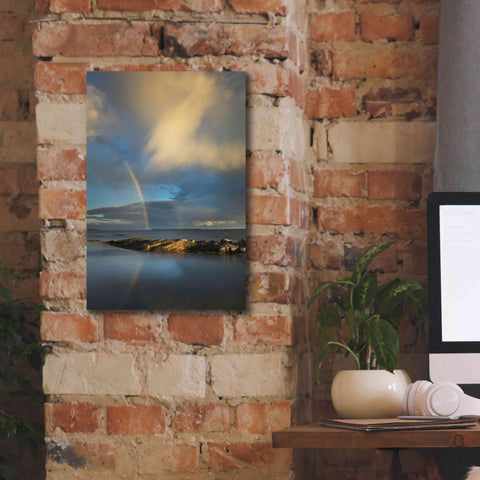 Image of 'Blue Rocks' by Alan Majchrowicz, Giclee Canvas Wall Art,12x18