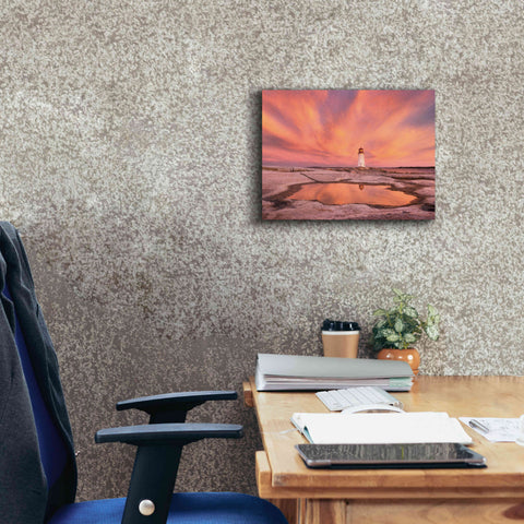 Image of 'Peggys Cove Nova Scotia Crop' by Alan Majchrowicz,Giclee Canvas Wall Art,16x12